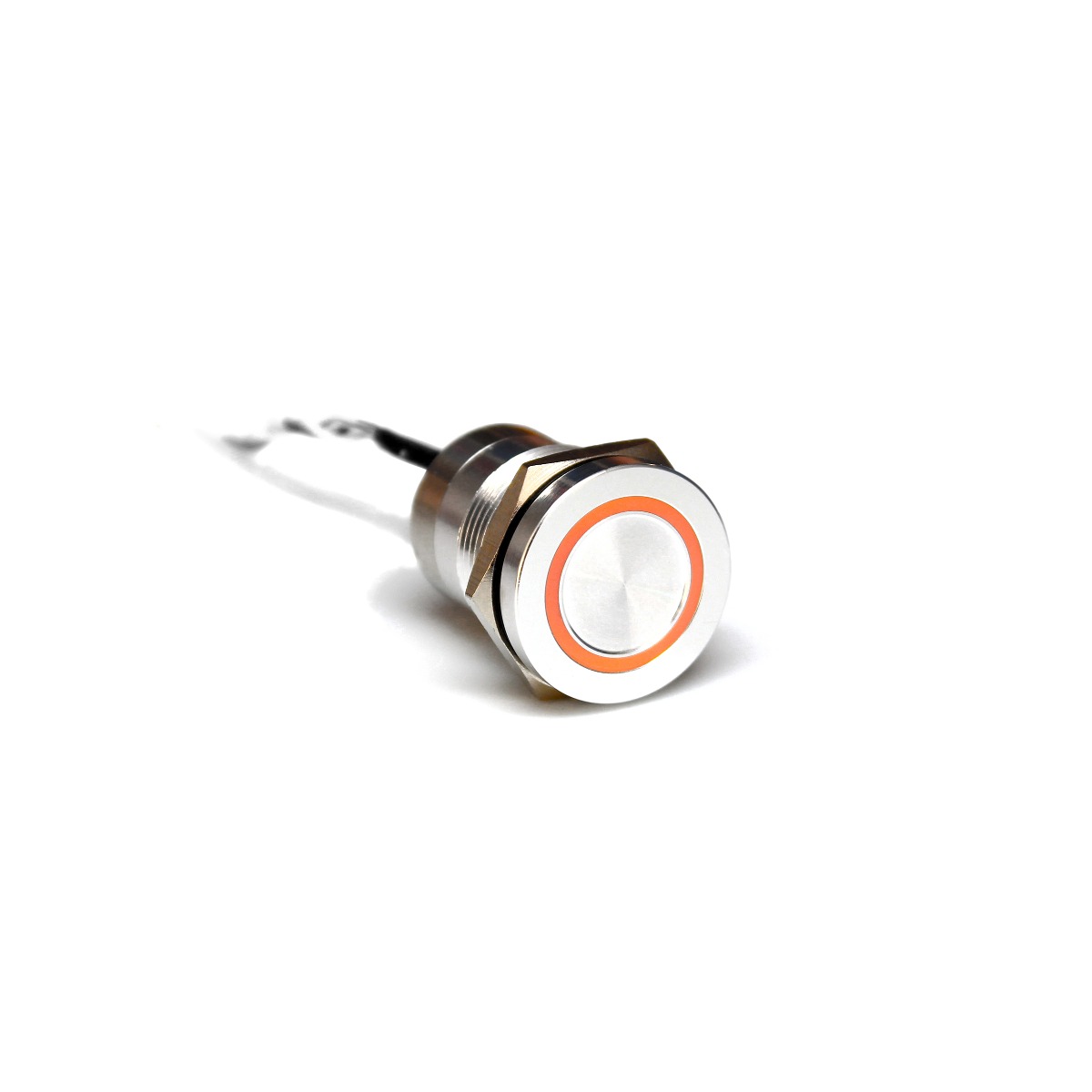 Capacitive switch, 19 mm, Normally Closed ,Stainless Steel ,Natural ,Red LED ,12 VDC