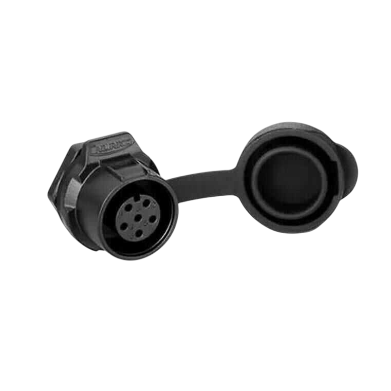 LP12 6-polige vrouwelijk Chassisdeel Snelle vergrendeling IP67/68 kunststof