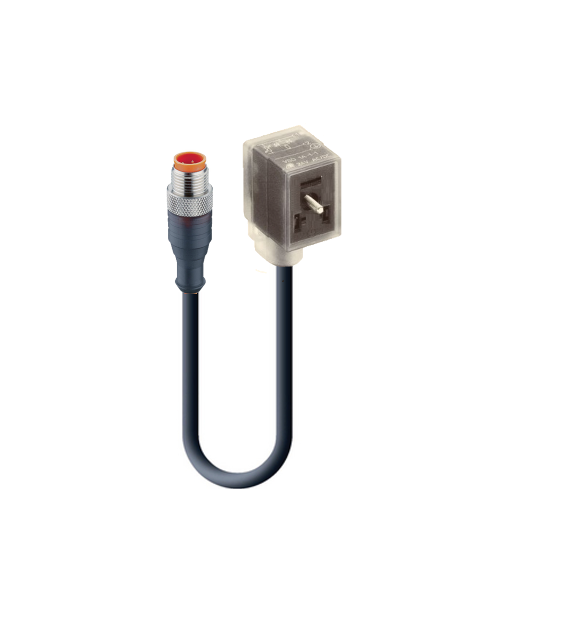 DIN EN 175301-803-B, Cordset, double ended
