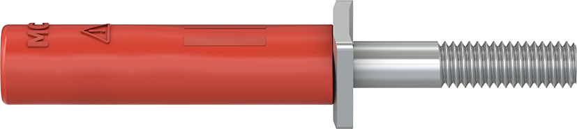 4 mm adapter red - A-SLK4-RS red