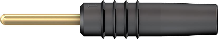 1 mm plug complete black - SLS1-S black