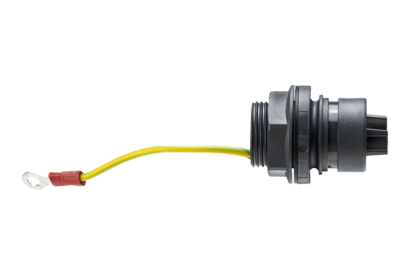 PXP6033 Series CAT5e Coupler Plus Earth Wire Plastic Body