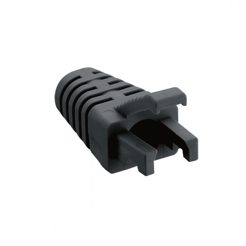 Bend protection boot for modular plugs (RJ45), with protection for locking latch for cable Ø 5,5 mm