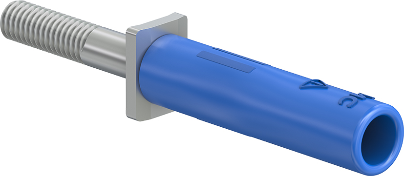 4 mm adapter blue - A-SLK4-RS blue