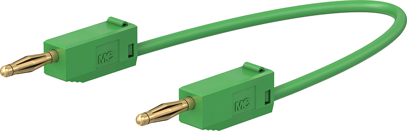 2 mm connecting lead 15 cm green - LK205 green