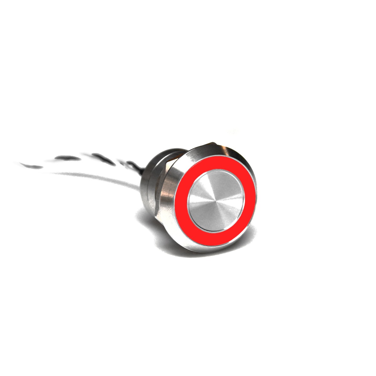 Capacitive switch, 22 mm, Normally Open ,Stainless Steel ,Natural ,Green & Red LED ,12 VDC